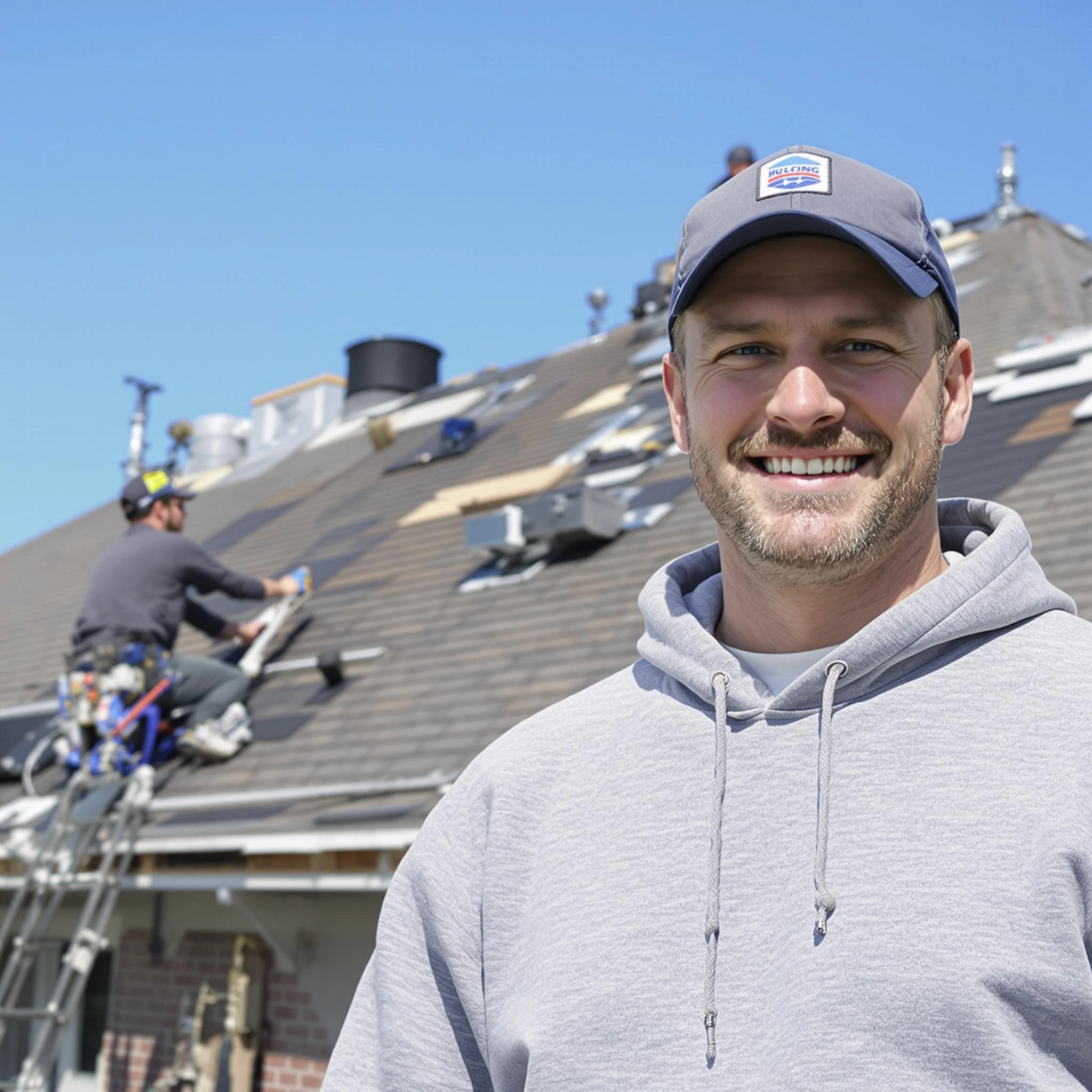 The East Cleveland Roofing Company team.